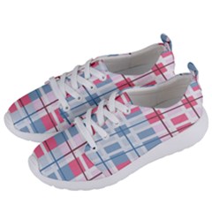 Fabric Textile Plaid Women s Lightweight Sports Shoes by HermanTelo