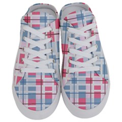 Fabric Textile Plaid Half Slippers by HermanTelo