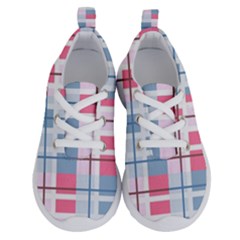 Fabric Textile Plaid Running Shoes by HermanTelo