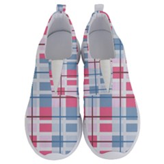 Fabric Textile Plaid No Lace Lightweight Shoes by HermanTelo