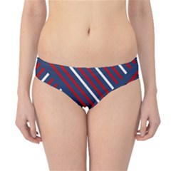 Geometric Background Stripes Hipster Bikini Bottoms