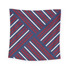 Geometric Background Stripes Square Tapestry (small)