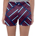 Geometric Background Stripes Sleepwear Shorts View2