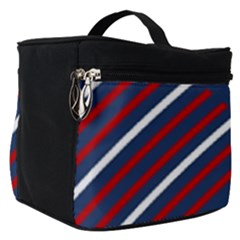 Geometric Background Stripes Make Up Travel Bag (small)