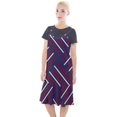 Geometric Background Stripes Camis Fishtail Dress by HermanTelo