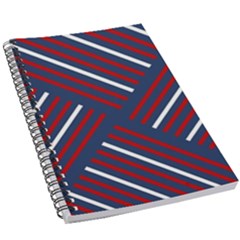 Geometric Background Stripes 5 5  X 8 5  Notebook