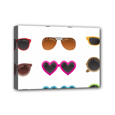 Eyeglasses Mini Canvas 7  X 5  (stretched)