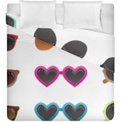 Eyeglasses Duvet Cover Double Side (king Size)