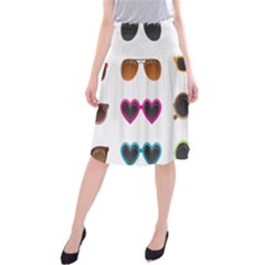 Eyeglasses Midi Beach Skirt