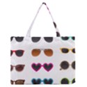 Eyeglasses Zipper Medium Tote Bag View1