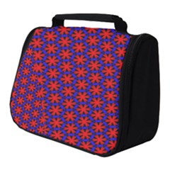 Blue Pattern Texture Full Print Travel Pouch (small)