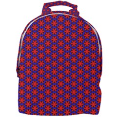 Blue Pattern Texture Mini Full Print Backpack