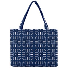 Background Blue Mini Tote Bag