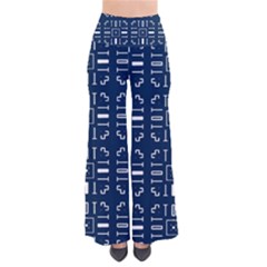 Background Blue So Vintage Palazzo Pants