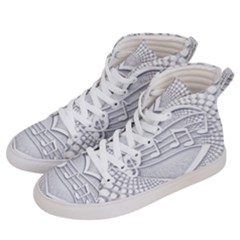 Circle Music Women s Hi-top Skate Sneakers