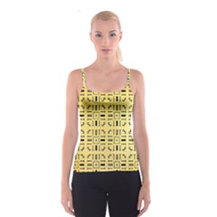 Background Yellow Spaghetti Strap Top