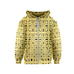 Background Yellow Kids  Zipper Hoodie