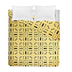 Background Yellow Duvet Cover Double Side (full/ Double Size)