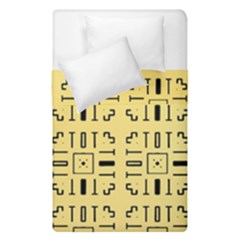 Background Yellow Duvet Cover Double Side (single Size)