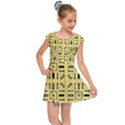 Background Yellow Kids  Cap Sleeve Dress View1