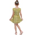 Background Yellow Kids  Cap Sleeve Dress View2