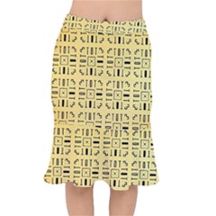 Background Yellow Short Mermaid Skirt by HermanTelo