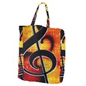 Clef Music Lines Notenblatt Giant Grocery Tote View2