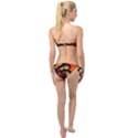 Clef Music Lines Notenblatt Twist Bandeau Bikini Set View2