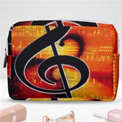 Clef Music Lines Notenblatt Make Up Pouch (medium)