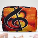 Clef Music Lines Notenblatt Make Up Pouch (Medium) View1