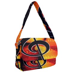 Clef Music Lines Notenblatt Courier Bag by HermanTelo