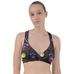 Circles Yellow Space Sweetheart Sports Bra by HermanTelo