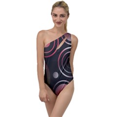 Circles Yellow Space To One Side Swimsuit