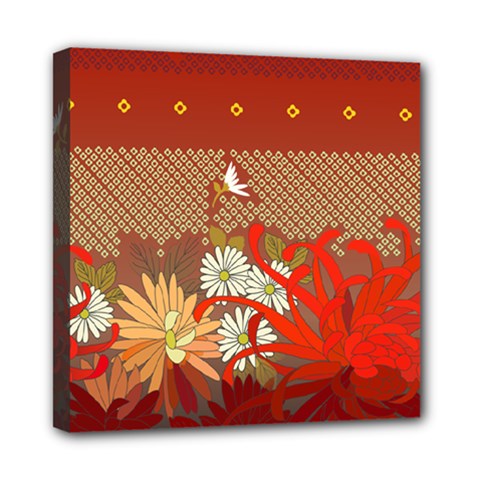 Abstract Flower Mini Canvas 8  X 8  (stretched)