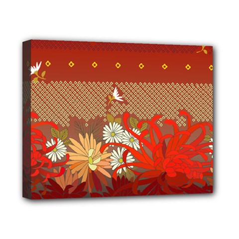 Abstract Flower Canvas 10  X 8  (stretched)