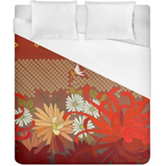 Abstract Flower Duvet Cover (california King Size)