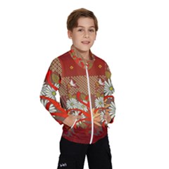 Abstract Flower Kids  Windbreaker