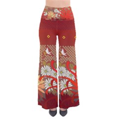 Abstract Flower So Vintage Palazzo Pants