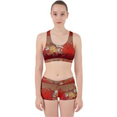 Abstract Flower Work It Out Gym Set