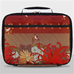 Abstract Flower Full Print Lunch Bag