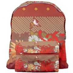 Abstract Flower Giant Full Print Backpack by HermanTelo