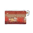 Abstract Flower Canvas Cosmetic Bag (Small) View2