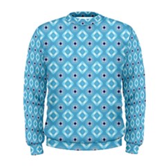 Blue Pattern Men s Sweatshirt by HermanTelo