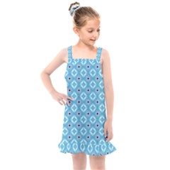 Blue Pattern Kids  Overall Dress by HermanTelo