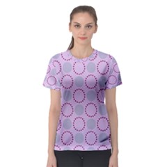 Circumference Point Pink Women s Sport Mesh Tee