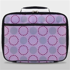 Circumference Point Pink Full Print Lunch Bag