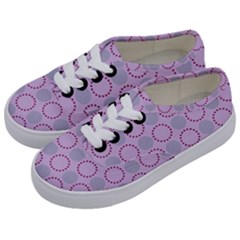 Circumference Point Pink Kids  Classic Low Top Sneakers by HermanTelo