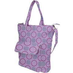 Circumference Point Pink Shoulder Tote Bag