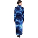 Electricity Blue Brightness Turtleneck Maxi Dress View2