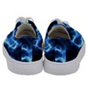 Electricity Blue Brightness Kids  Low Top Canvas Sneakers View4